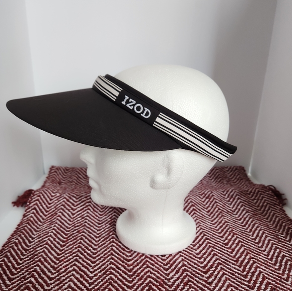 Izod Accessories Womens Izod Golf Visor Black White Poshmark